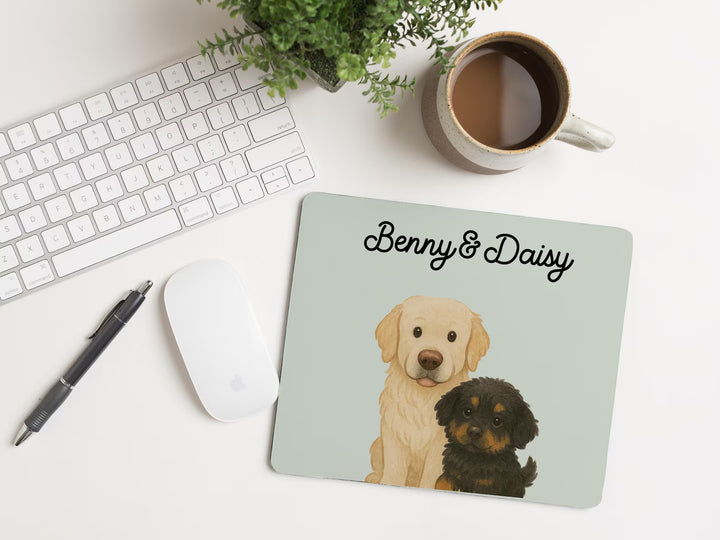 Personalized Dog Portrait Mouse Pad