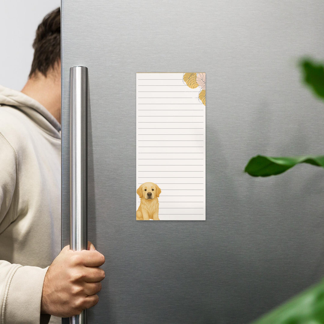 Golden Retriever Notepad, Golden Retriever To Do List, Golden Retriever Mom Gifts, Dog Mom Gift, Dog Notepad, Dog To do List