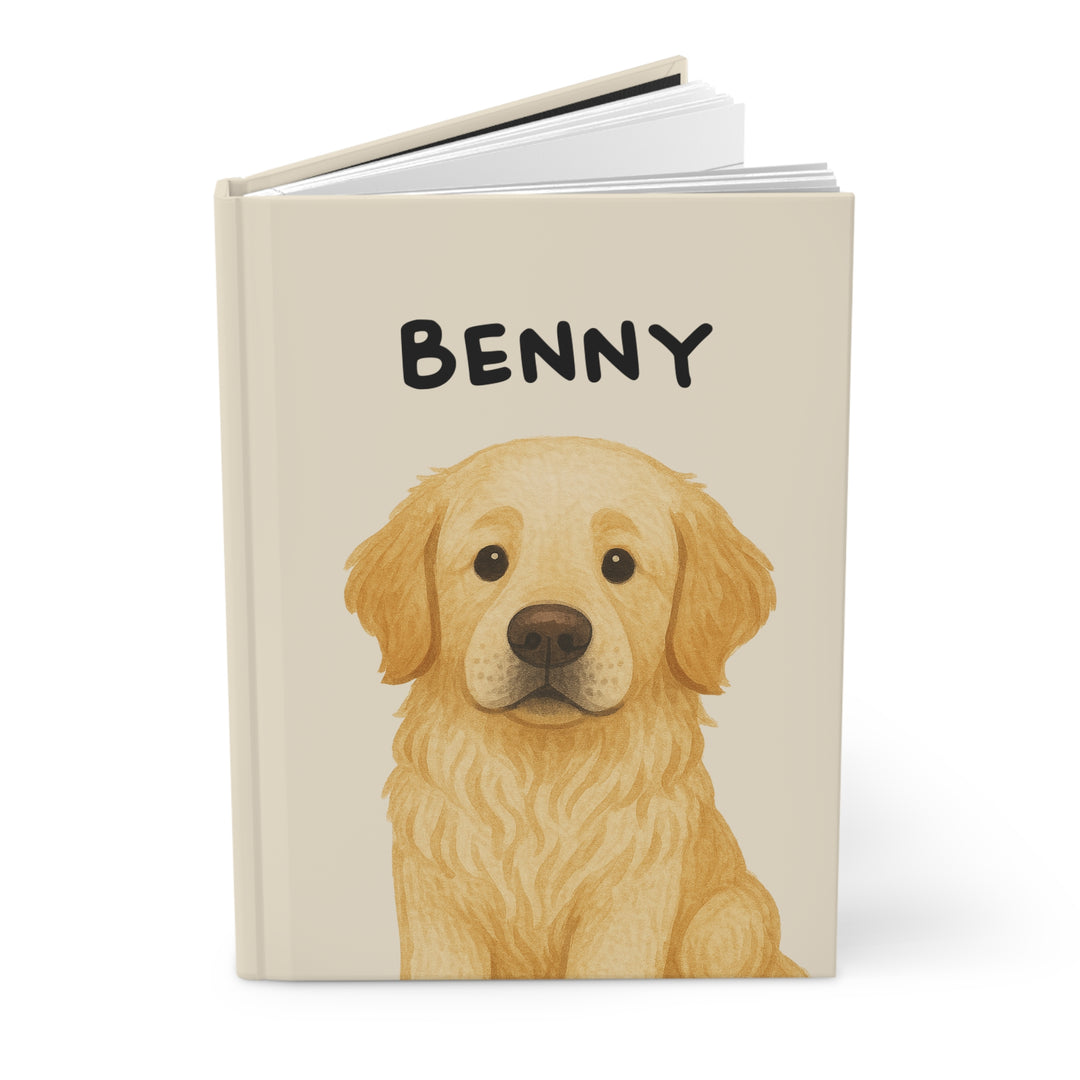 Custom Hardcover Dog Notebook