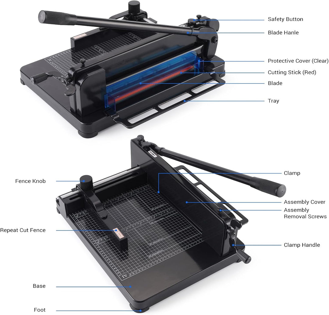 Heavy Duty Paper Cutter - 400 Sheets Capacity
