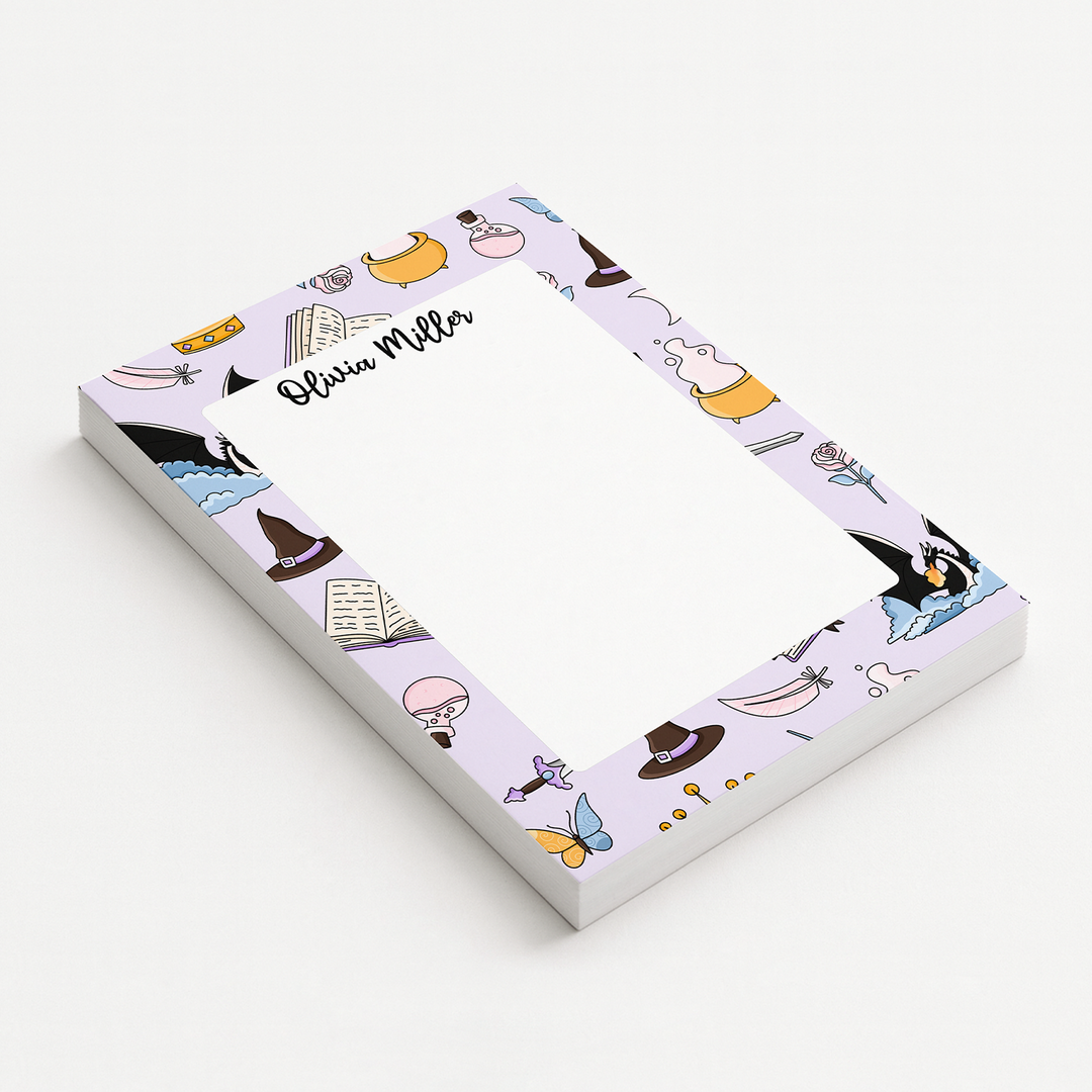 Personalized Notepad Fantasy Dragons