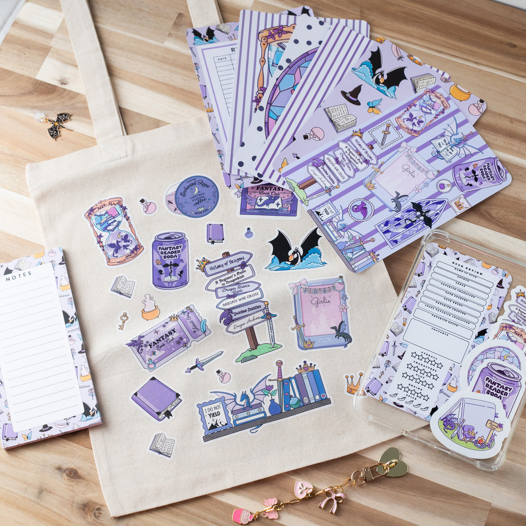 Purple Romantasy Bookish Blind Date with A Kindle Box, Kindle Accessories