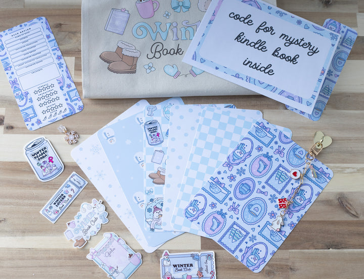 Winter Blind Date with A Kindle Box with Kindle Accessories