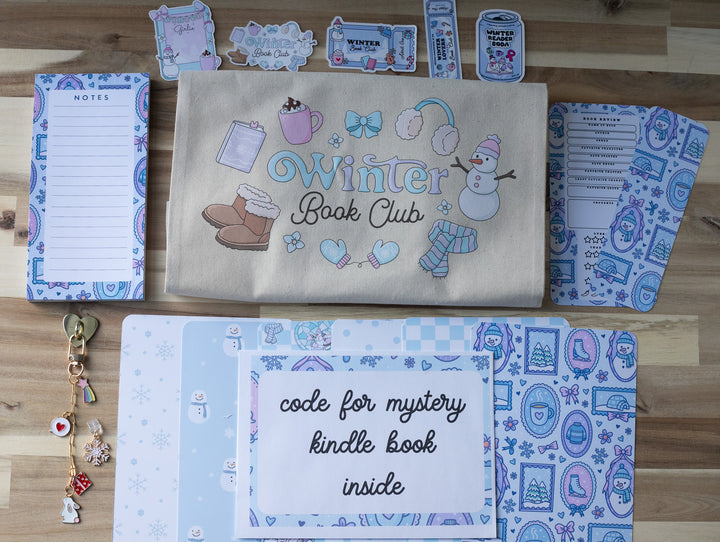 Winter Blind Date with A Kindle Box with Kindle Accessories