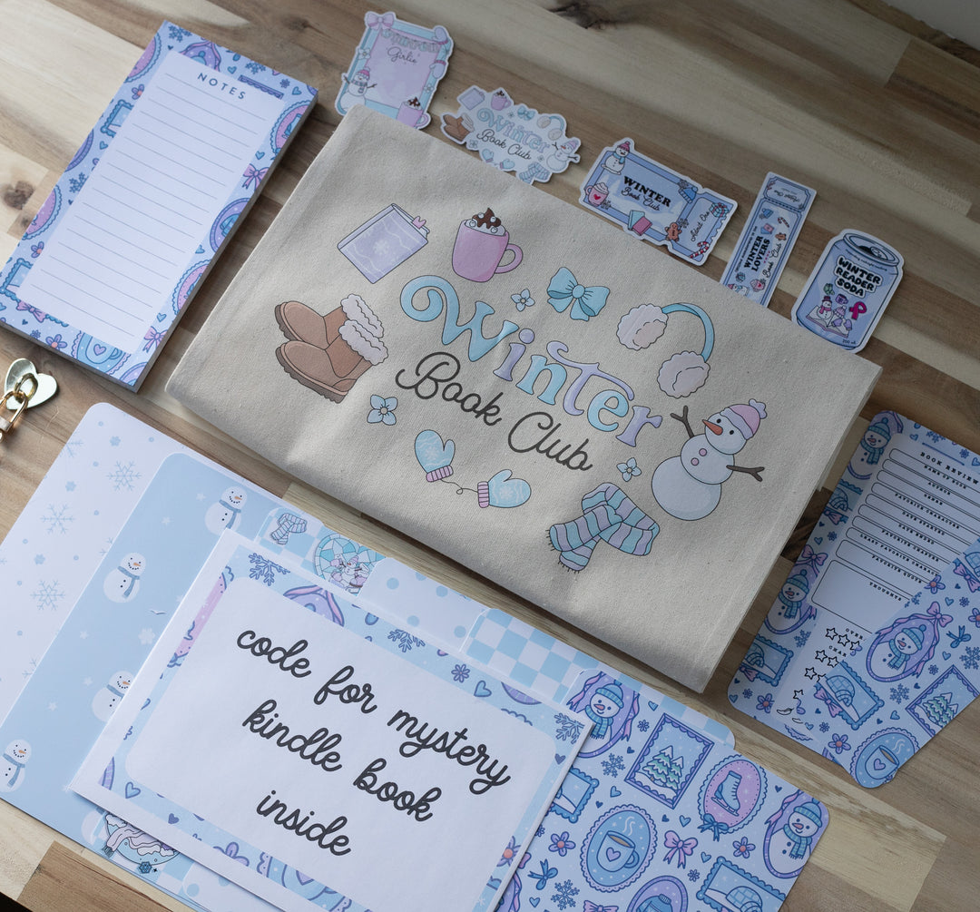 Winter Blind Date with A Kindle Box with Kindle Accessories