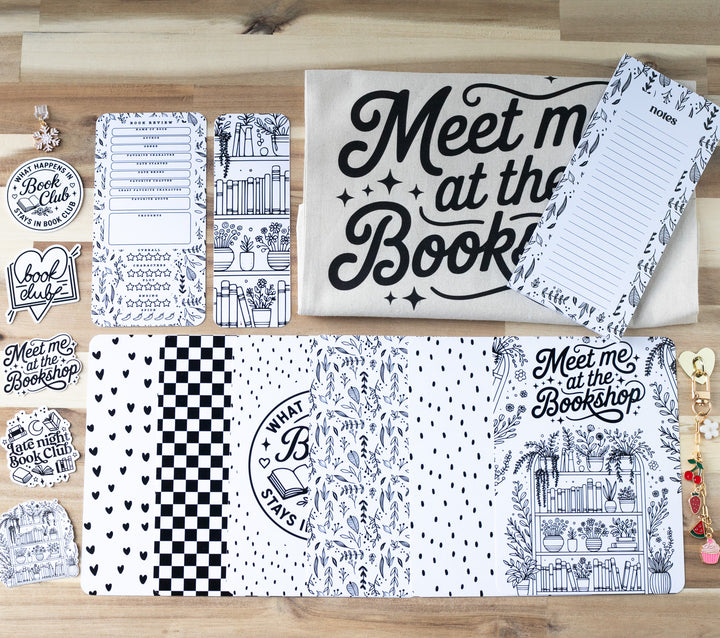 Minimalist Blind Date with A Kindle Box with Kindle Accessories