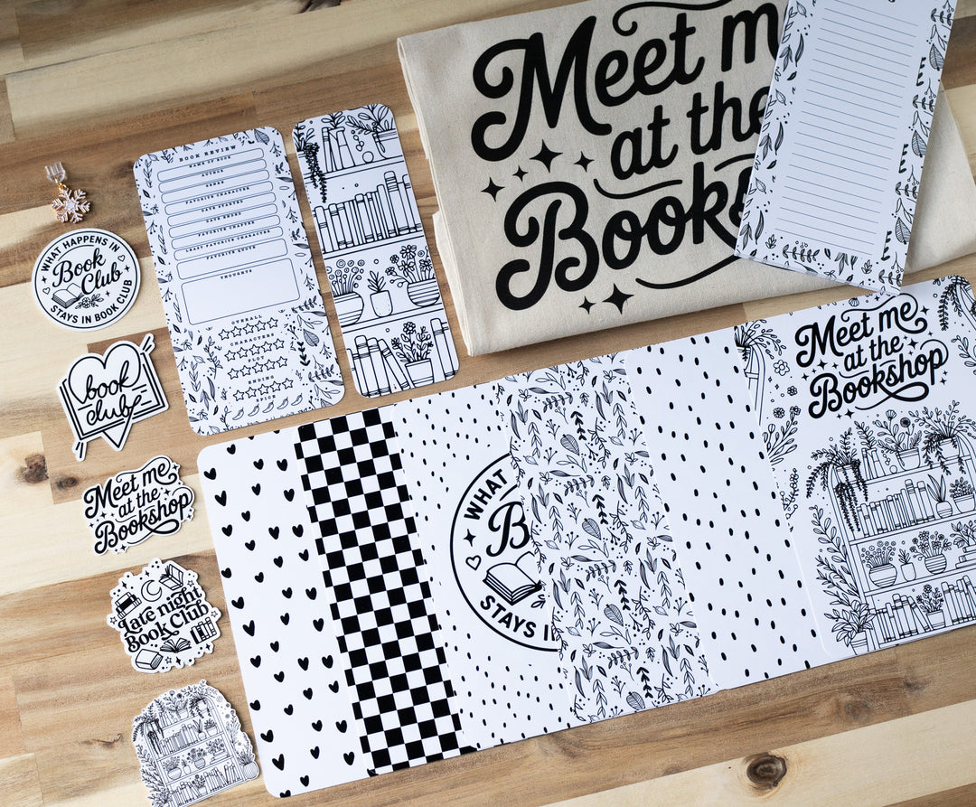 Minimalist Blind Date with A Kindle Box with Kindle Accessories