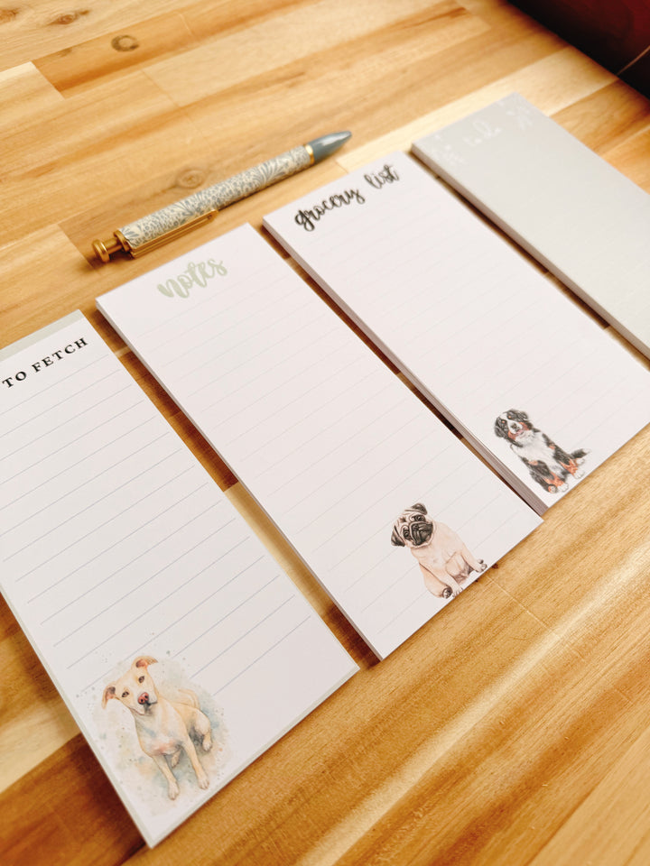 Custom Dog Notepad