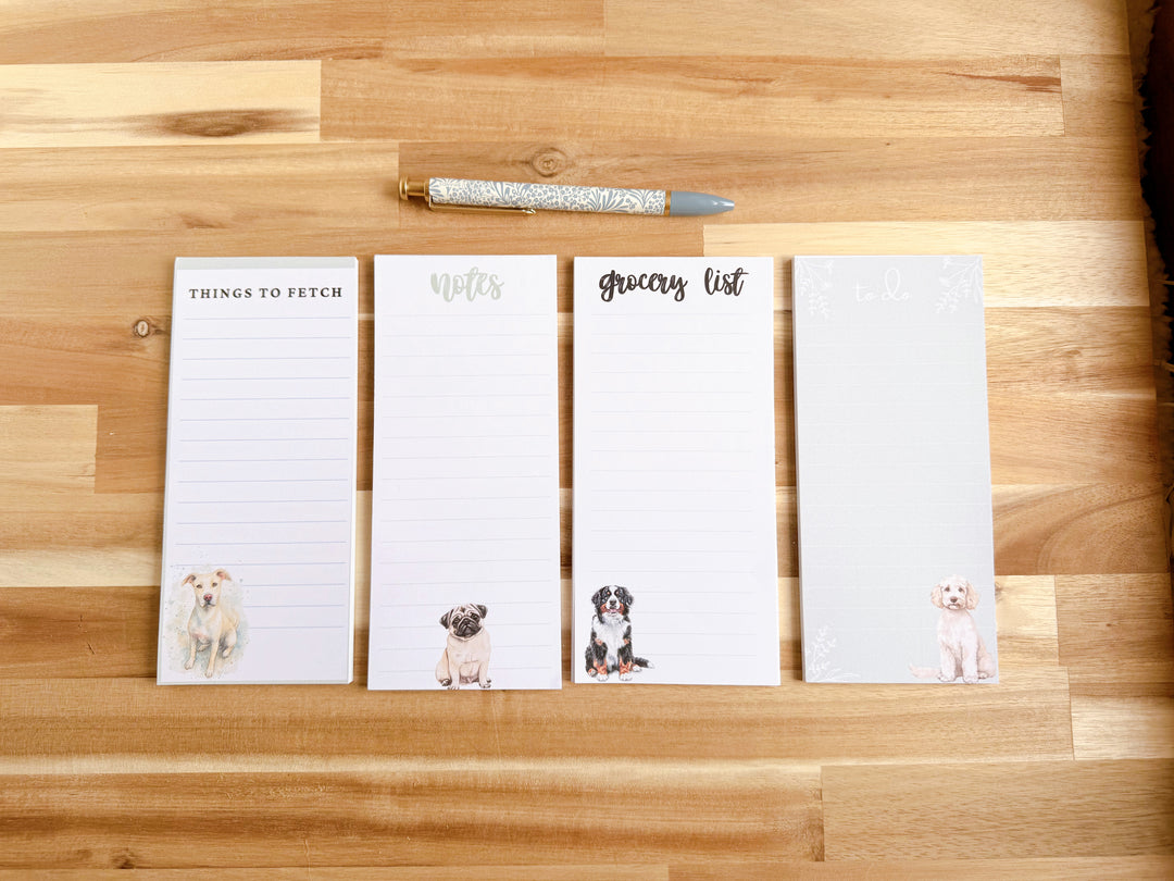 Custom Dog Notepad