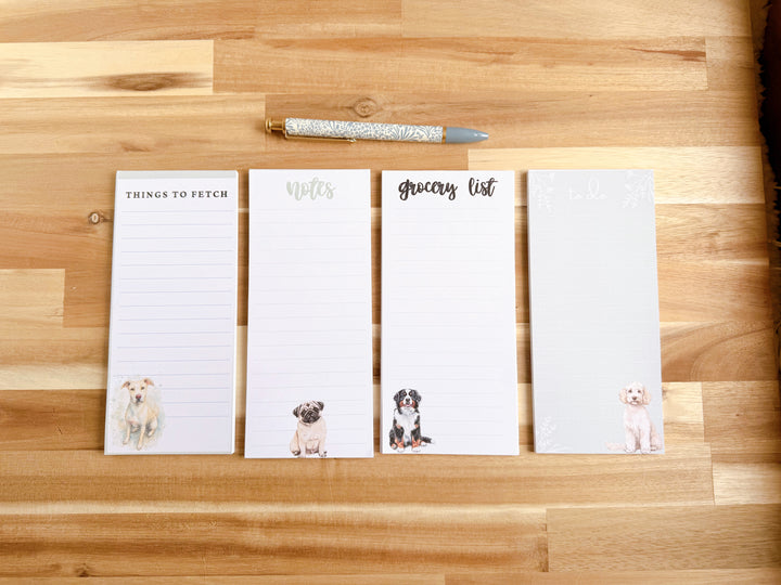 Custom Dog Notepad