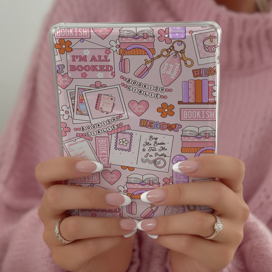 Kindle Accessory Bundle with 6 Inserts, 1 Charm and 20 Stickers