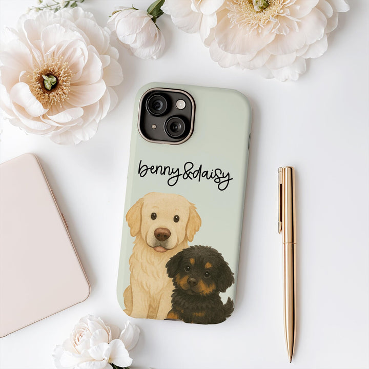 Personalized Dog Illustration Phone Case