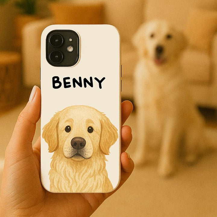 Personalized Dog Illustration Phone Case