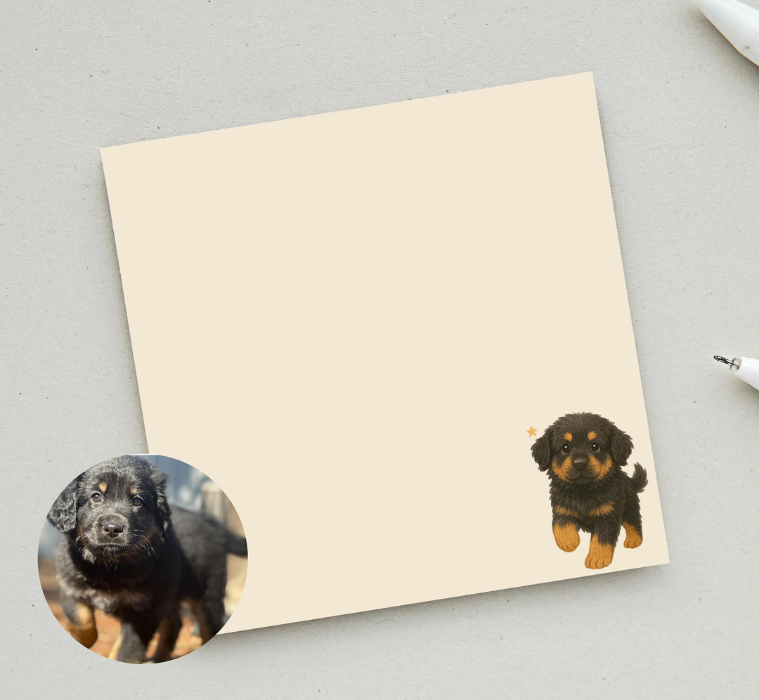 Personalized Dog Sticky Notepad
