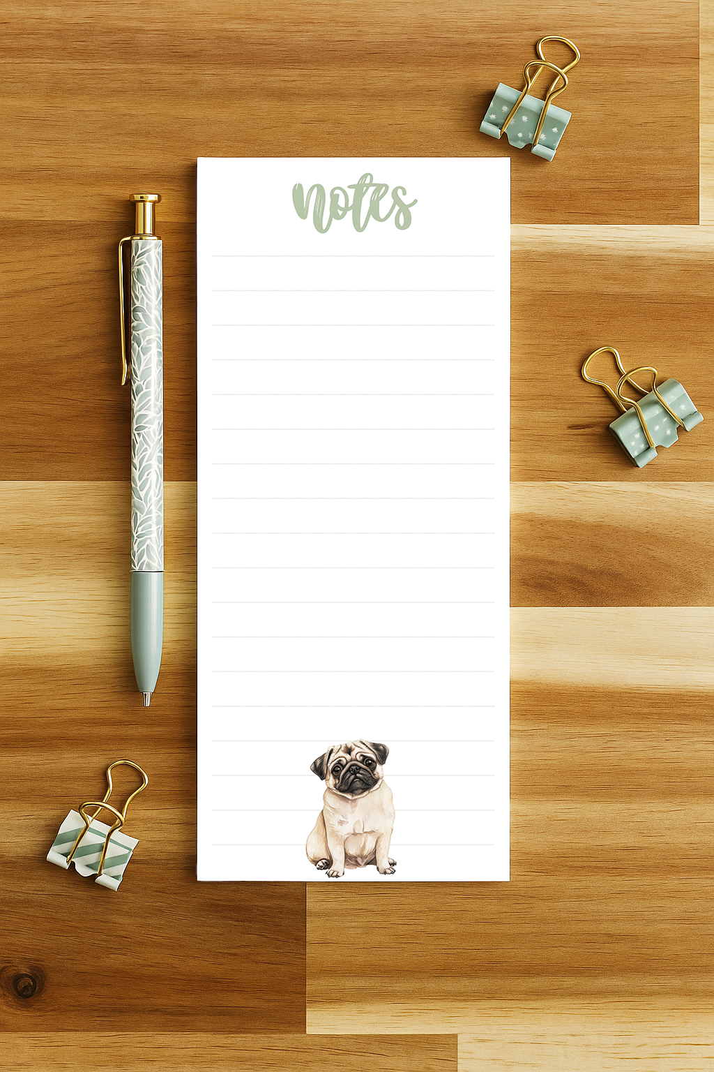Custom Dog Notepad