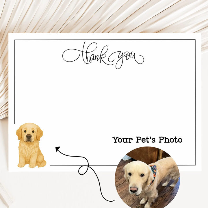 Personalized Dog Thank You Card