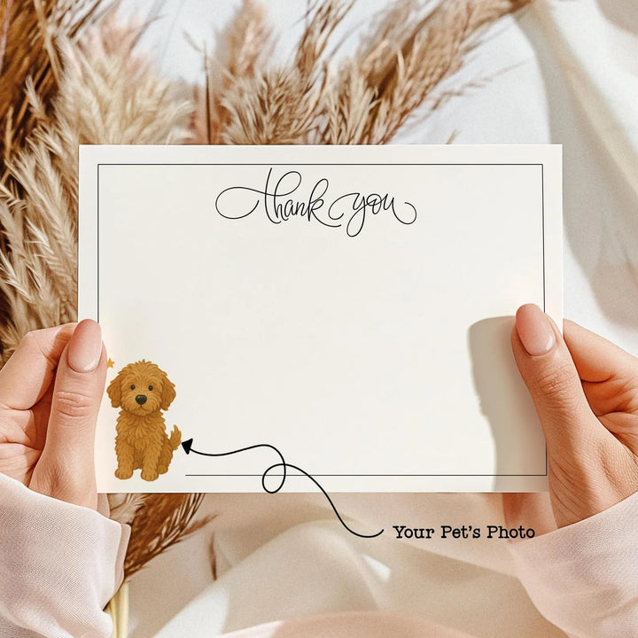 Personalized Dog Thank You Card