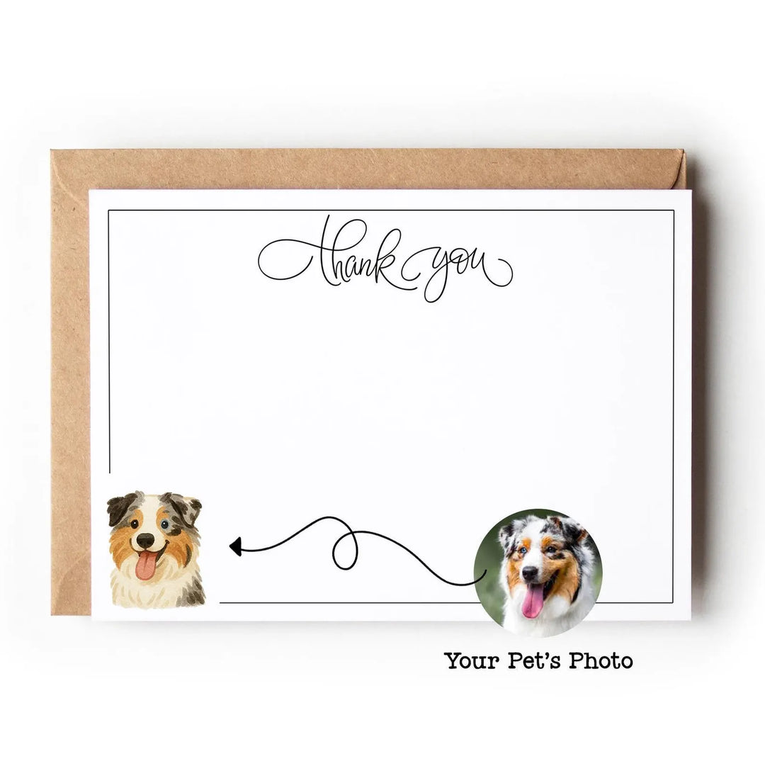 Personalized Dog Thank You Card