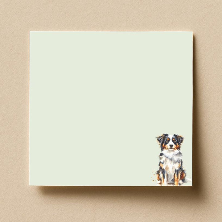 Australian Shepherd Notepad, Australian Shepherd Sticky Note, Australian Shepherd Mom Gifts, Pet Stationery, Cute Dog Gift