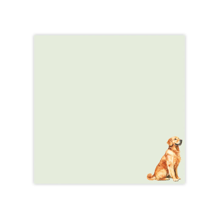 Golden Retriever Sticky Note, Golden Retriever Sticky Note, Golden Retriever Mom Gifts, Pet Stationery, Cute Dog Gift, Golden Retriever Mom