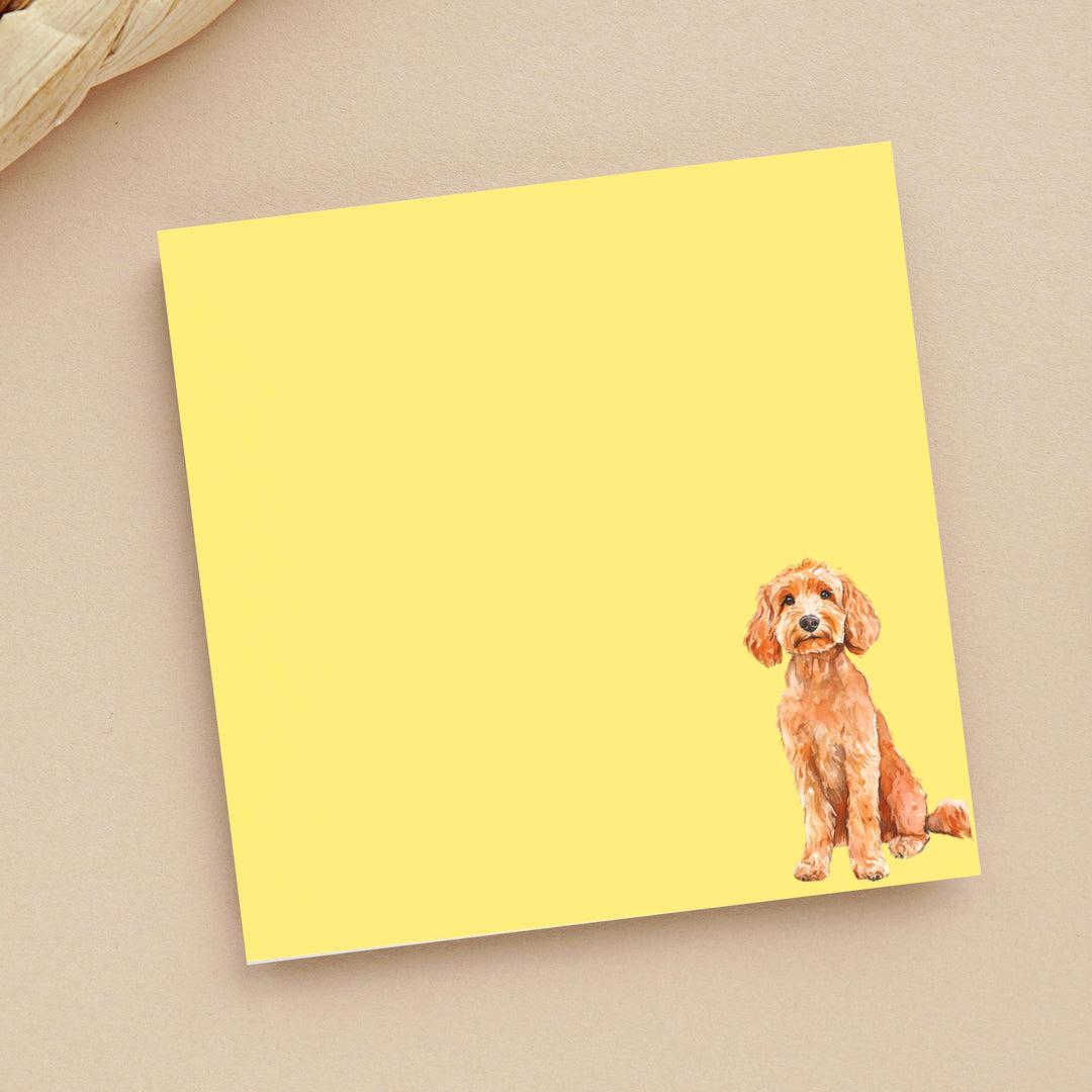 Goldendoodle Sticky Note, Goldendoodle Sticky Note, Goldendoodle Mom Gifts, Pet Stationery, Cute Dog Gift, Goldendoodle Mom