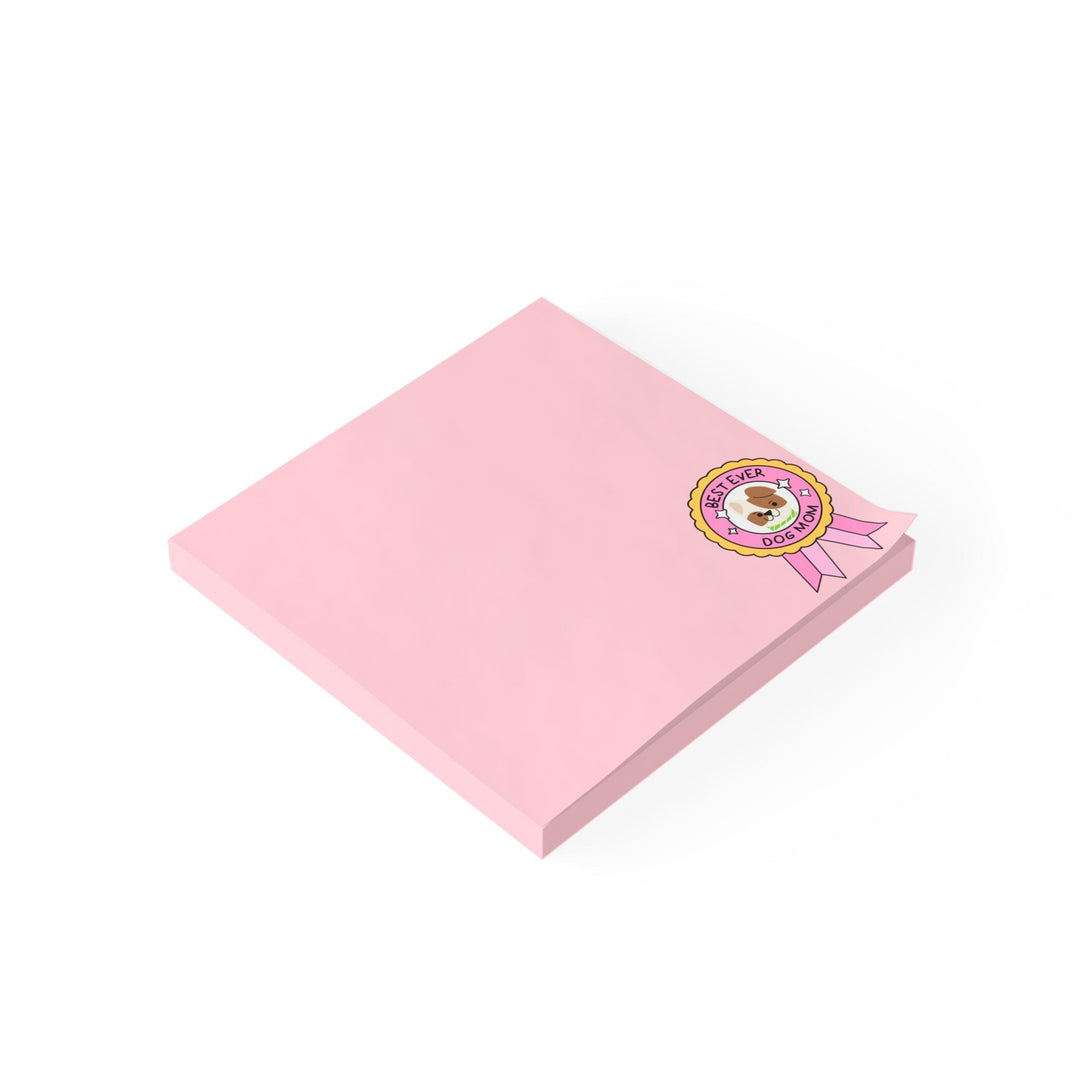 Best Ever Dog Mom Note Pads, Cute Sticky Notes, Dog Lover Gifts, Birthday Supplies, Pet Appreciation Stationery
