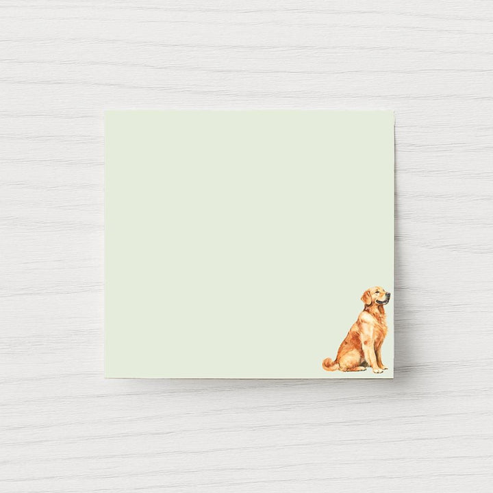 Golden Retriever Sticky Note, Golden Retriever Sticky Note, Golden Retriever Mom Gifts, Pet Stationery, Cute Dog Gift, Golden Retriever Mom
