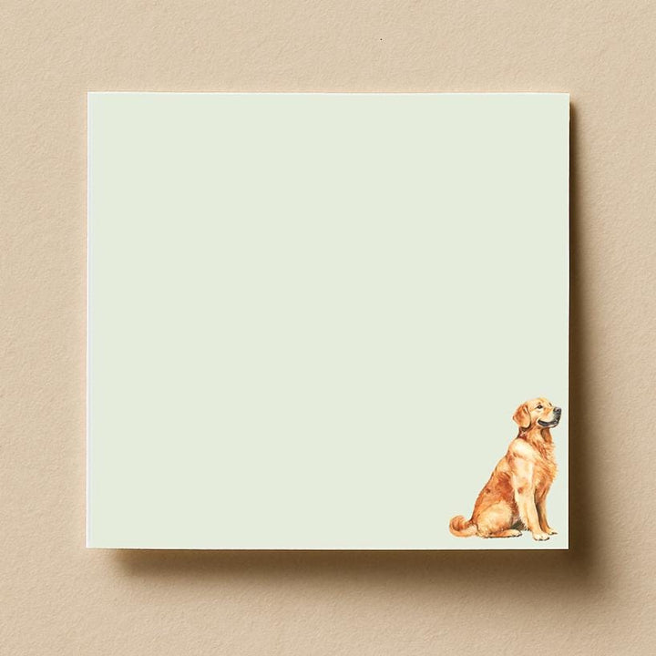 Custom Dog Sticky Note, Golden Retriever Sticky Note, Dog Mom Gifts, Pet Stationery, Cute Dog Gift, Custom Pet Stationery
