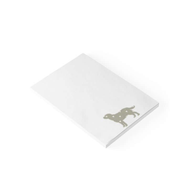 Sage Labrador Retriever Sticky Notepad, Cute Pet Sticky Note, Lab Mom Gifts, Labrador Retriever Notepad, Labrador Retriever Gifts