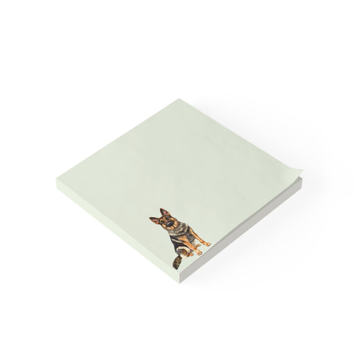 German Shepherd Sticky Notepad, Cute GSD Sticky Note, German Shepherd Gifts, German Shepherd Notepad, German Shepherd Lover Gifts