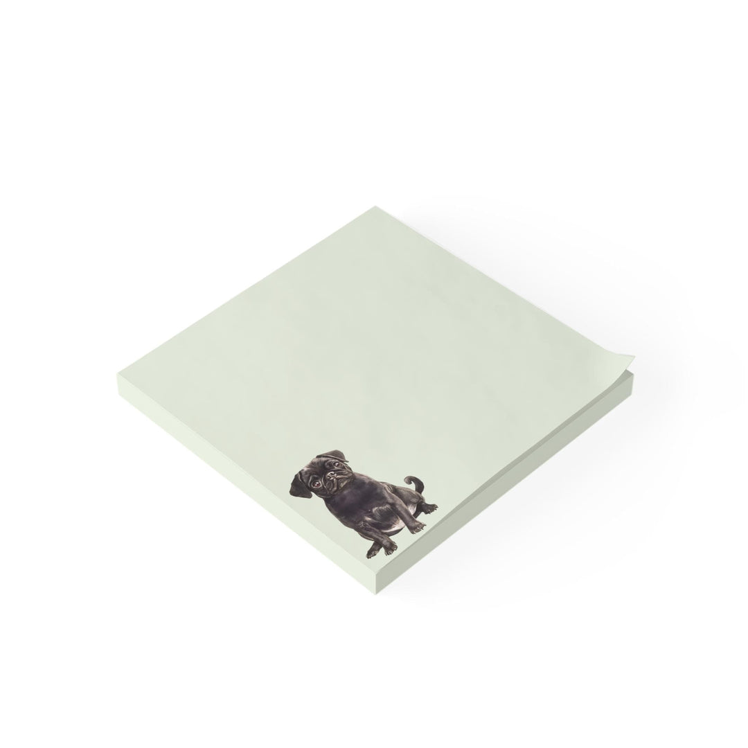 Black Pug Sticky Notepad, Cute Pug  Sticky Note, Pug  Gifts, Pug  Notepad, Pug  Lover Gifts, Pug Mom Gifts