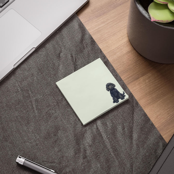 Black Labradoodle Sticky Notepad, Cute Labradoodle Sticky Note, Labradoodle Gifts, Labradoodle Notepad, Labradoodle Lover Gifts
