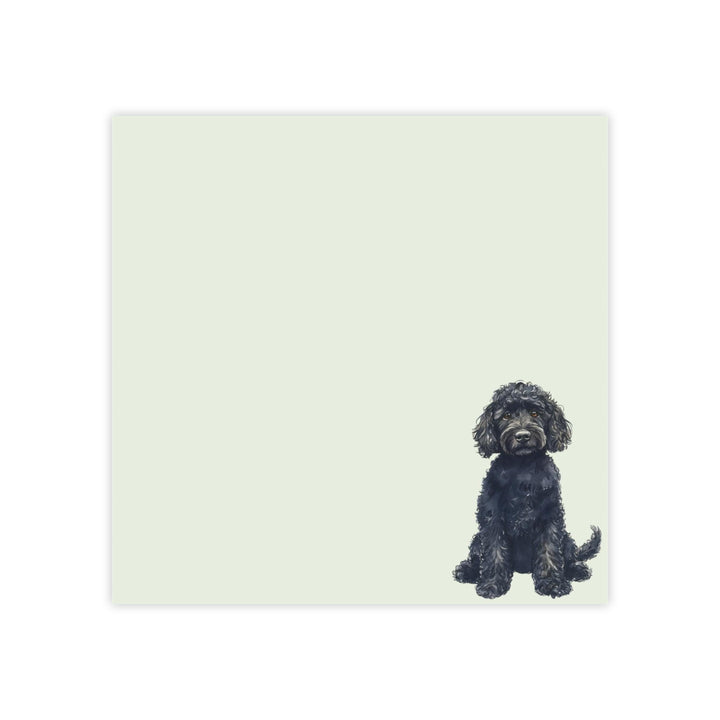 Black Labradoodle Sticky Notepad, Cute Labradoodle Sticky Note, Labradoodle Gifts, Labradoodle Notepad, Labradoodle Lover Gifts