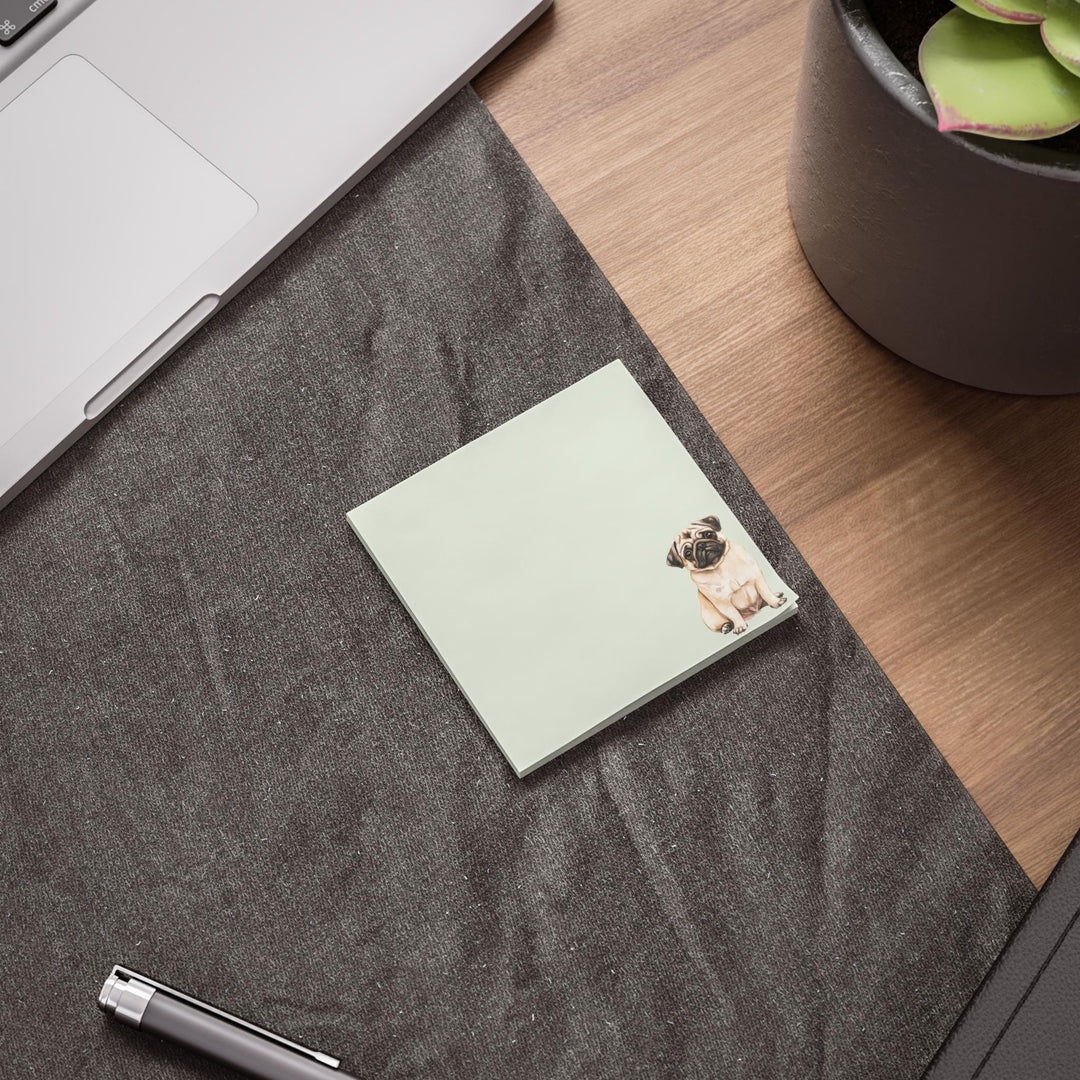 Pug Sticky Notepad, Cute Pug  Sticky Note, Pug  Gifts, Pug  Notepad, Pug  Lover Gifts, Pug Mom Gifts