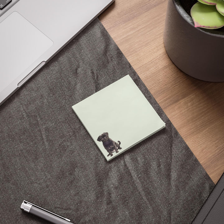 Black Pug Sticky Notepad, Cute Pug  Sticky Note, Pug  Gifts, Pug  Notepad, Pug  Lover Gifts, Pug Mom Gifts