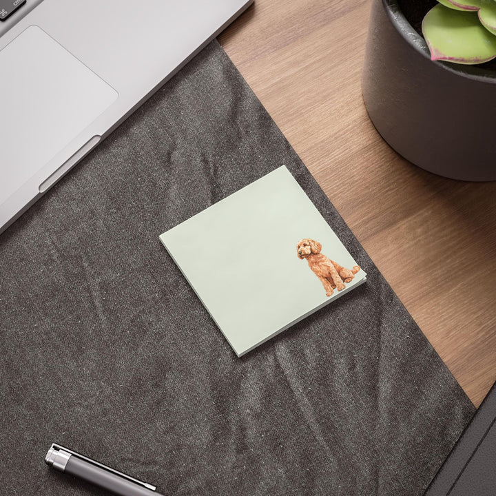 Goldendoodle Sticky Notepad, Cute Goldendoodle Sticky Note, Goldendoodle Gifts, Goldendoodle Notepad, Goldendoodle Lover Gift