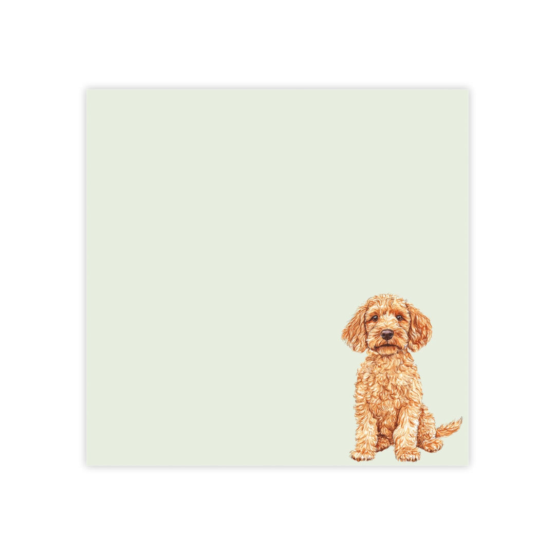 Labradoodle Sticky Notepad, Cute Labradoodle Sticky Note, Labradoodle Gifts, Labradoodle Notepad, Labradoodle Lover Gift