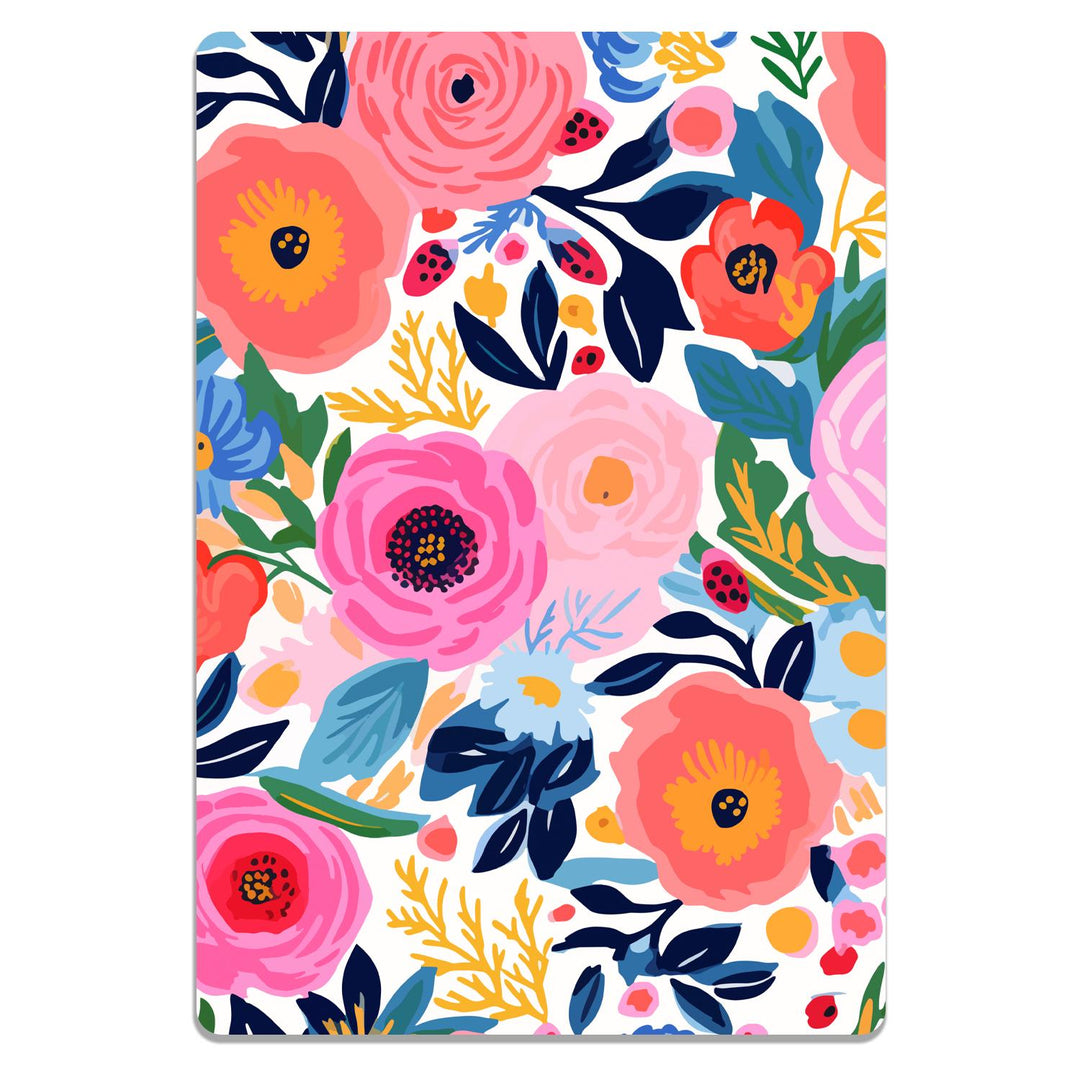 Floral Kindle Clear Case Insert, Decorative Flowers BOF5