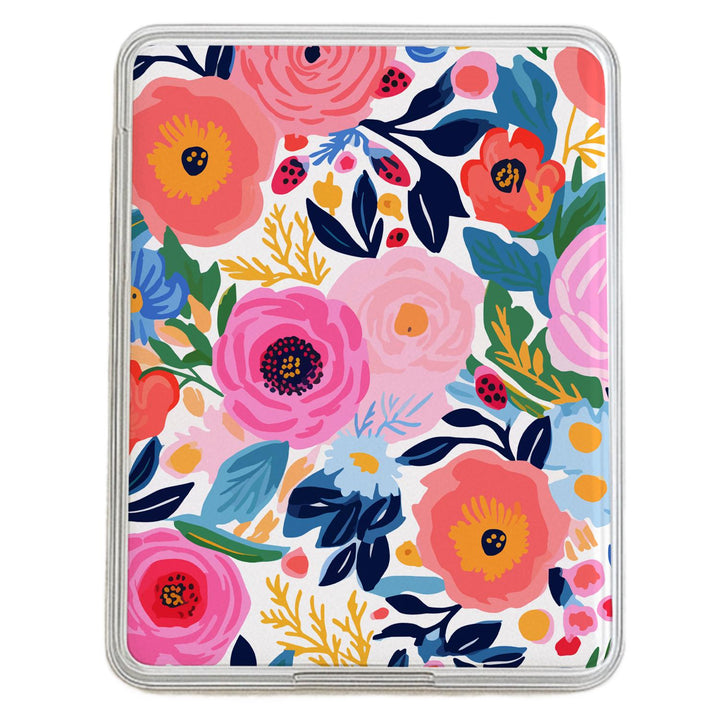Floral Kindle Clear Case Insert, Decorative Flowers BOF5