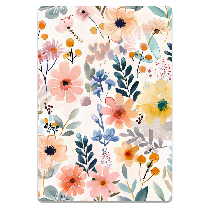 Floral Kindle Clear Case Insert, Decorative Flowers FJ6