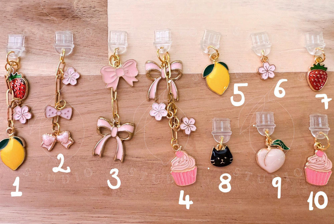 Kindle Charms, Dust Plug Charm for Kindle E-reader iPhone iPad Tablets, Book Lover Gift, Bookish Kindle Accessories USB C Port