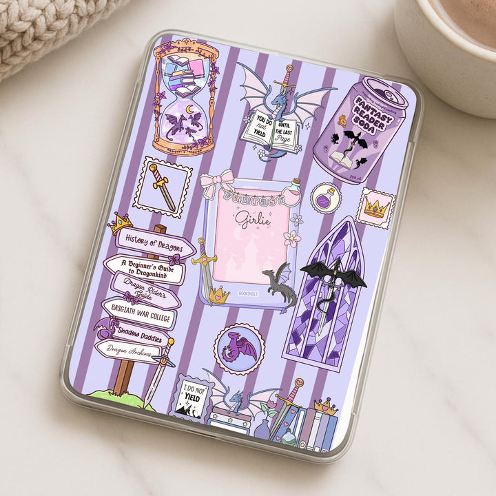 Purple Romantasy Kindle Accessory Bundle