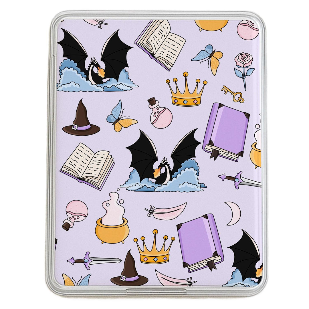 Purple Fantasy Kindle Clear Case Insert TQ1 – Zoomies Paper Co.