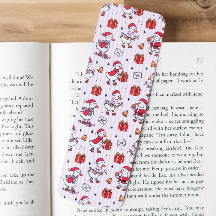 Christmas Bookmark, Gifts for Bookish Readers Book Lovers