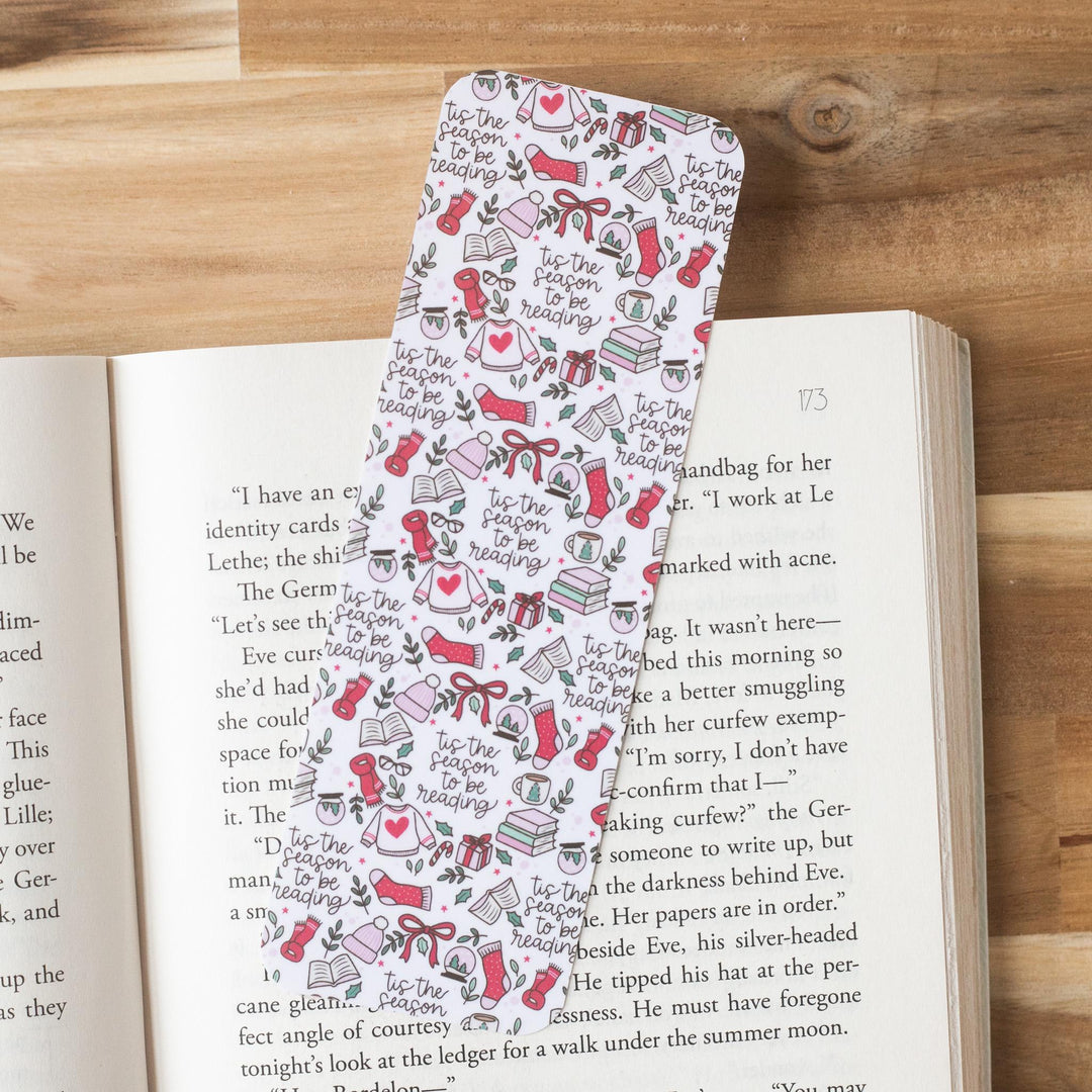 Christmas Bookmark, Gifts for Bookish Readers Book Lovers