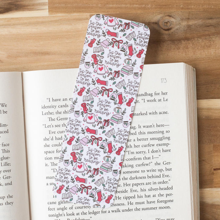 Christmas Bookmark, Gifts for Bookish Readers Book Lovers