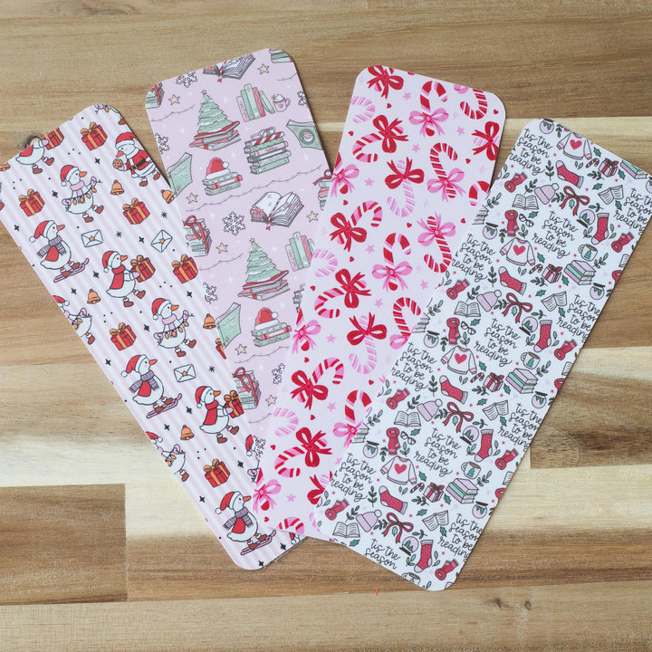 Christmas Bookmark, Gifts for Bookish Readers Book Lovers