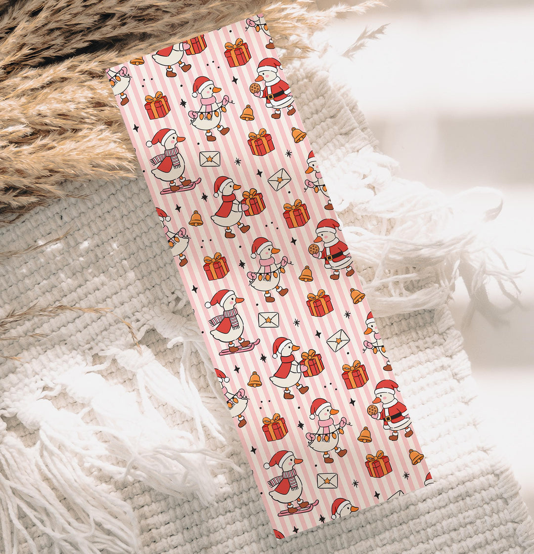 Silly Goose Christmas Bookmark, Gifts for Bookish Readers Book Lovers
