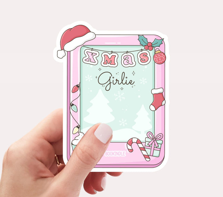 Kindle Christmas Sticker, Bookish Christmas Sticker Gifts