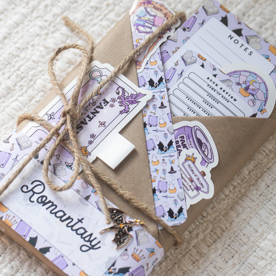 Blind Date with a Book - Purple Fantasy Romantasy Theme